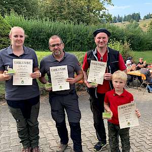 4 Platzierungen beim 6. Wald und Wiesenturnier in Bopfingen