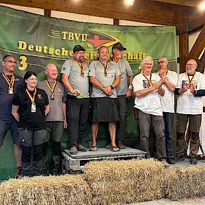 6 (in Worten sechs) DM-Titel für die Güssenjäger Hermaringen